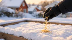 Vintergjødsling med gryn: slik gir du jorda en myk start før våren