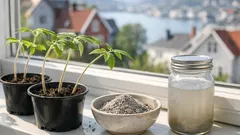 Slik redder du lange tomatplanter med treaske uten å ødelegge pH i jorda