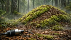 Sommerfugllarver som sniker seg inn i maurtua ved å matche maurenes rytme