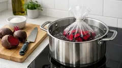 Slik koker du rødbeter i pose på 25 minutter uten søl