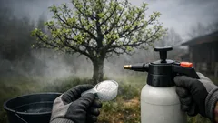 Slik blander du urea til vårsprøyting av epletre uten å svi bladene